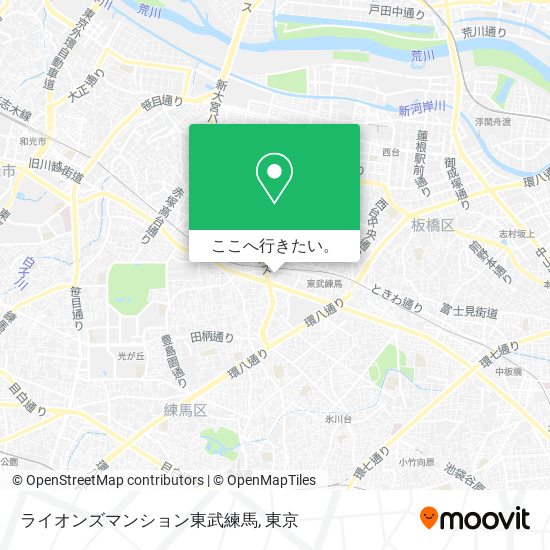 ライオンズマンション東武練馬地図