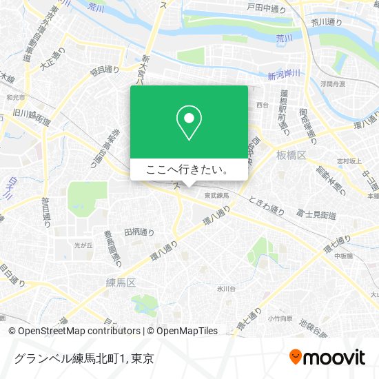 グランベル練馬北町1地図