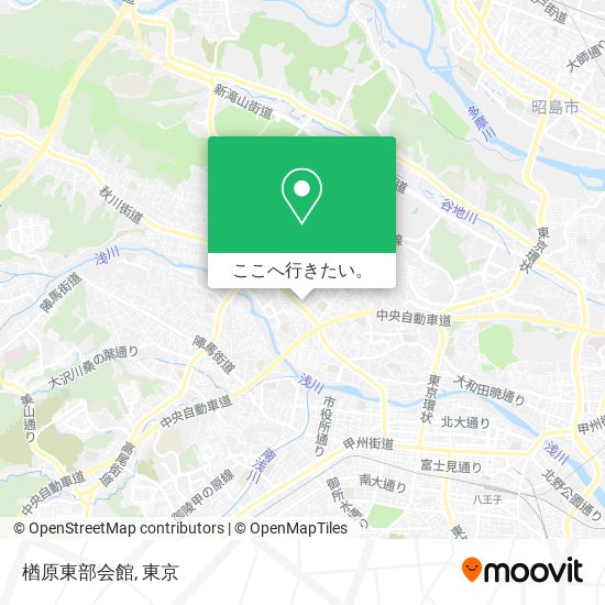 楢原東部会館地図