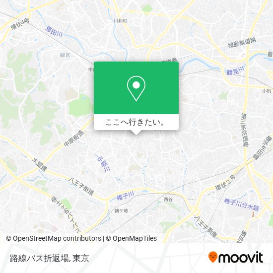 路線バス折返場地図