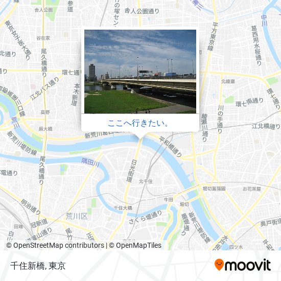 千住新橋地図
