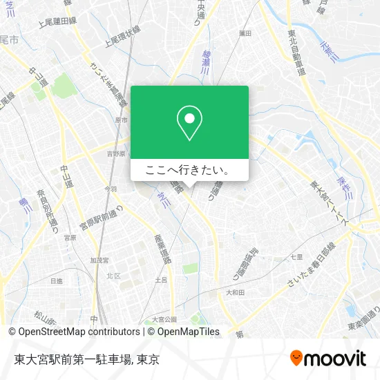 東大宮駅前第一駐車場地図