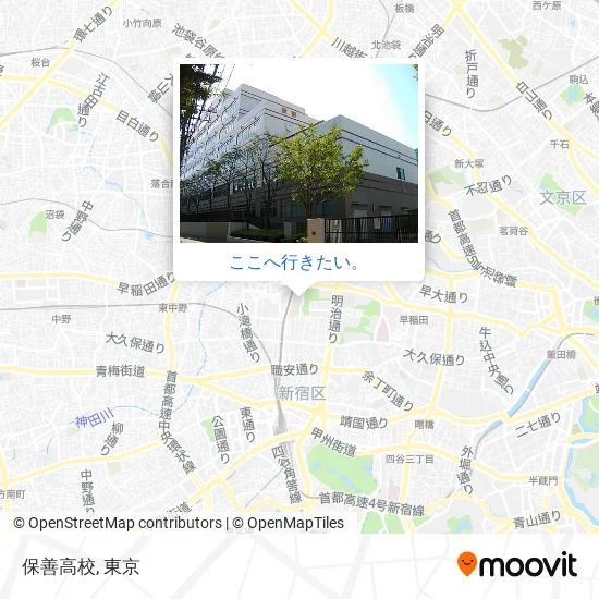保善高校地図