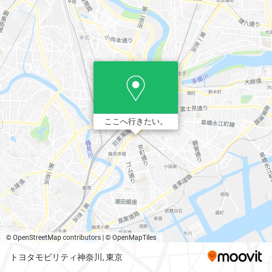 トヨタモビリティ神奈川地図