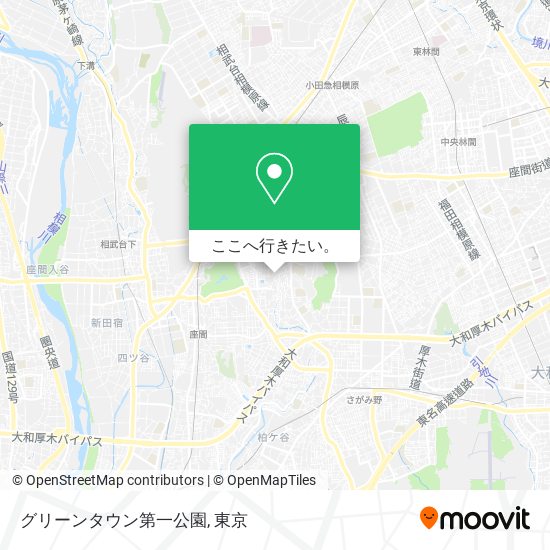 グリーンタウン第一公園地図