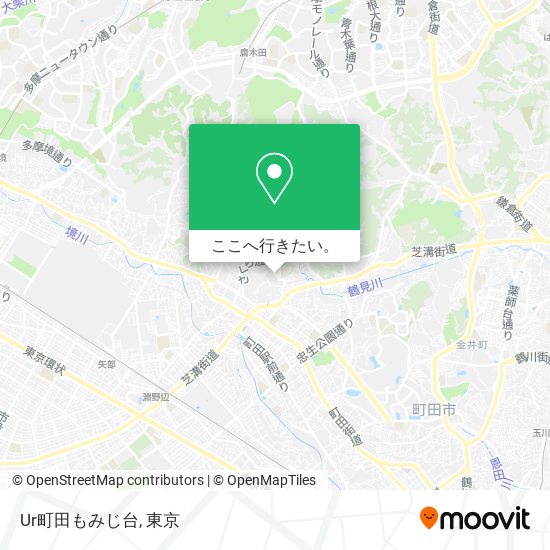 Ur町田もみじ台地図