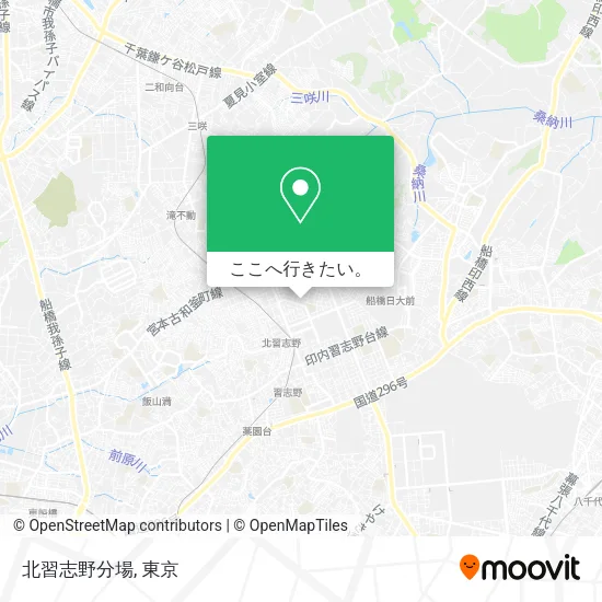 北習志野分場地図
