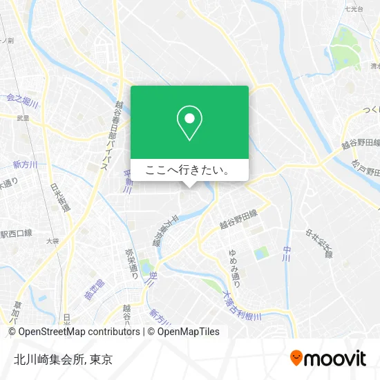 北川崎集会所地図
