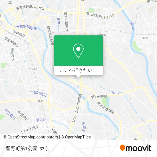 豊野町第1公園地図