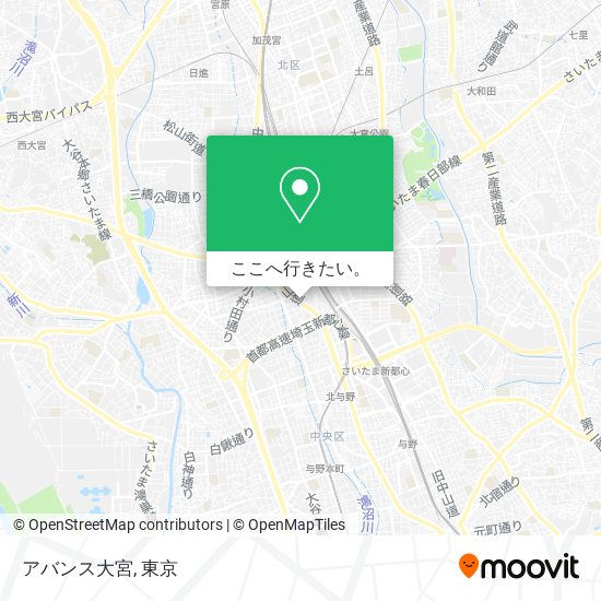 アバンス大宮地図