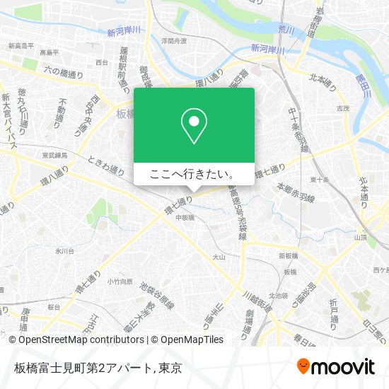 板橋富士見町第2アパート地図