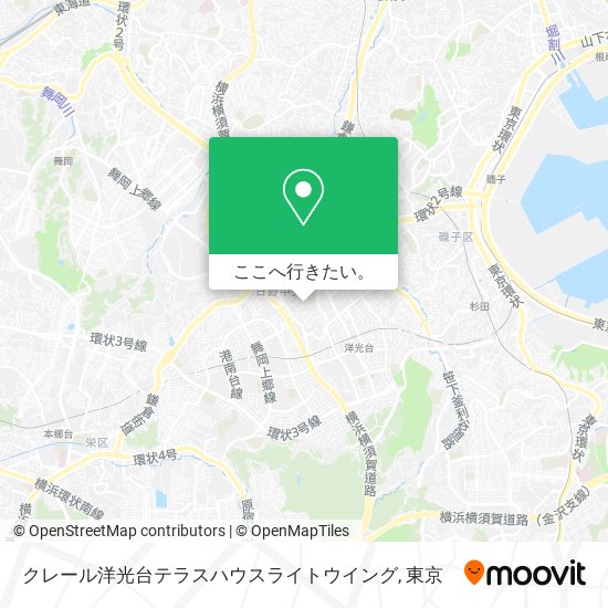 クレール洋光台テラスハウスライトウイング地図