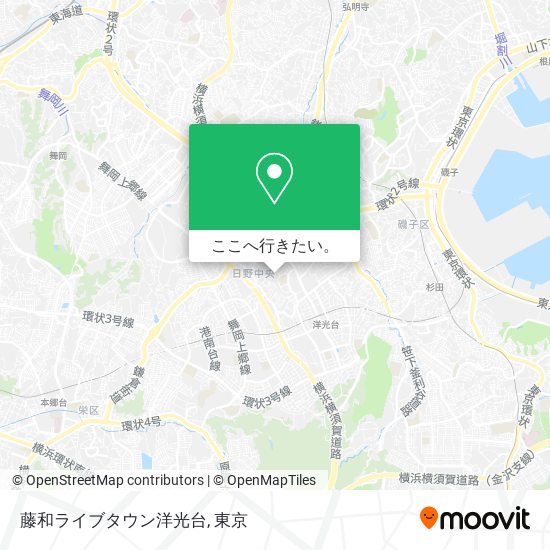 藤和ライブタウン洋光台地図