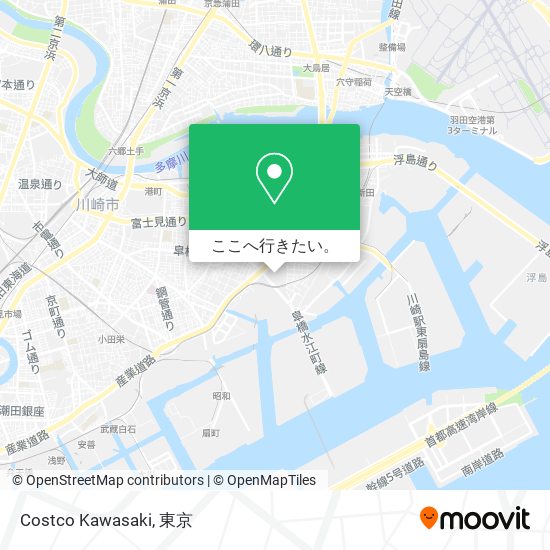 Costco Kawasaki地図