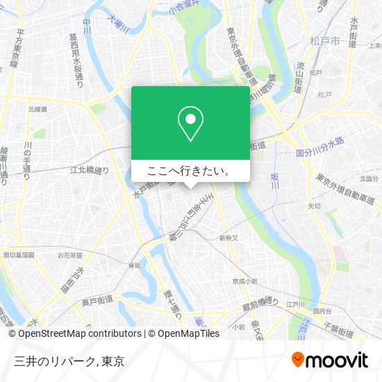 三井のリパーク地図