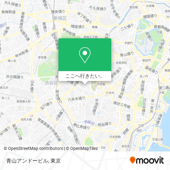 青山アンドービル地図