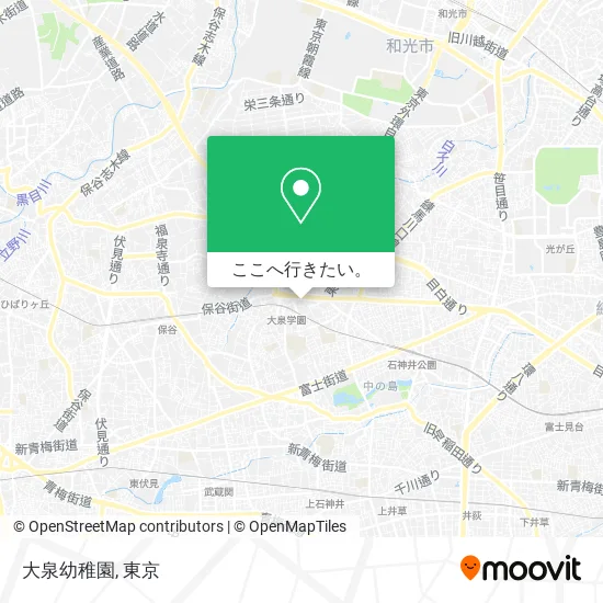 大泉幼稚園地図