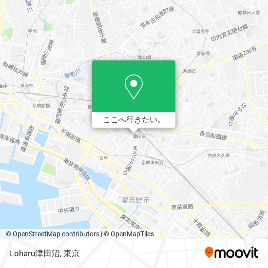 Loharu津田沼地図