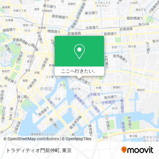 トラディティオ門前仲町地図