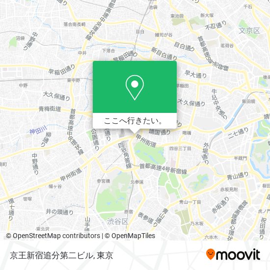 京王新宿追分第二ビル地図
