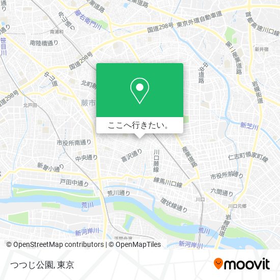 つつじ公園地図