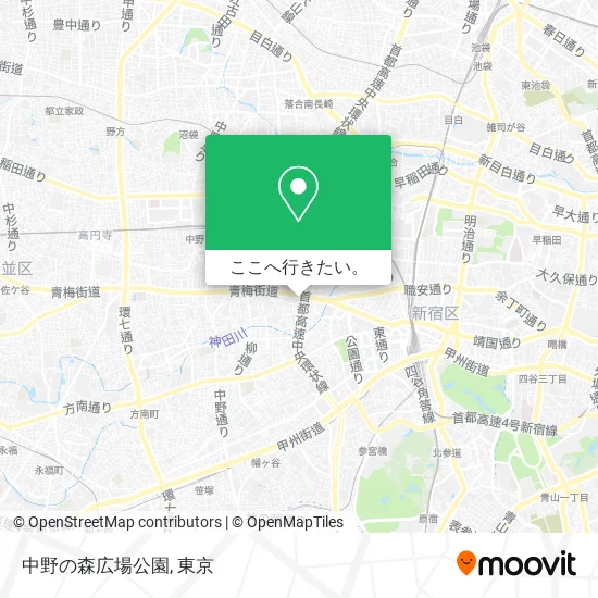 中野の森広場公園地図