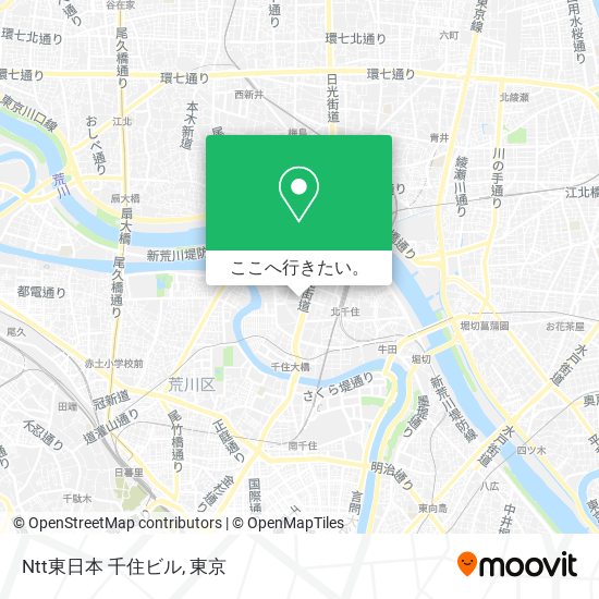 Ntt東日本 千住ビル地図