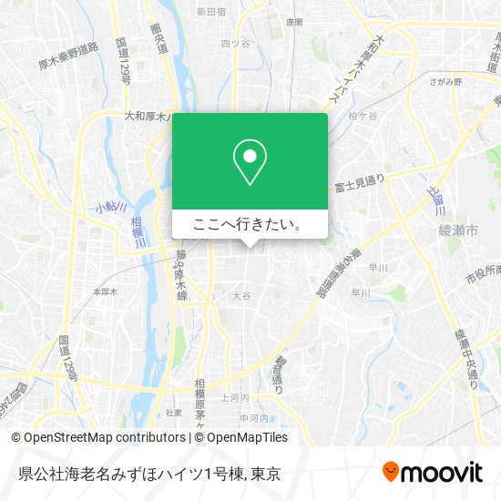 県公社海老名みずほハイツ1号棟地図