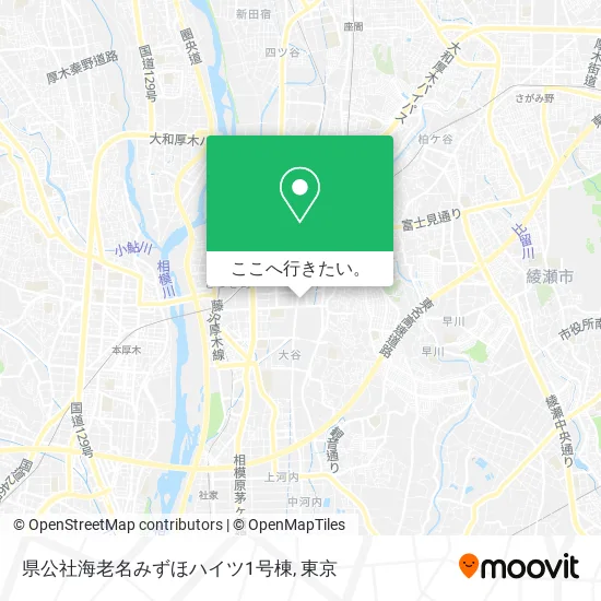 県公社海老名みずほハイツ1号棟地図