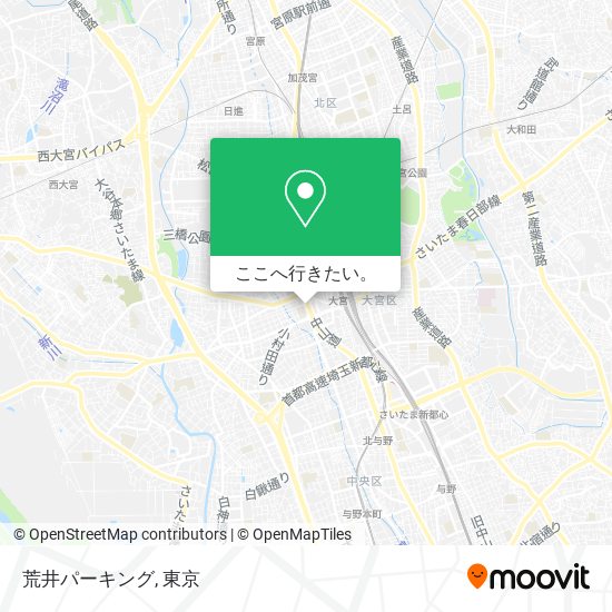 荒井パーキング地図