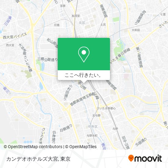 カンデオホテルズ大宮地図