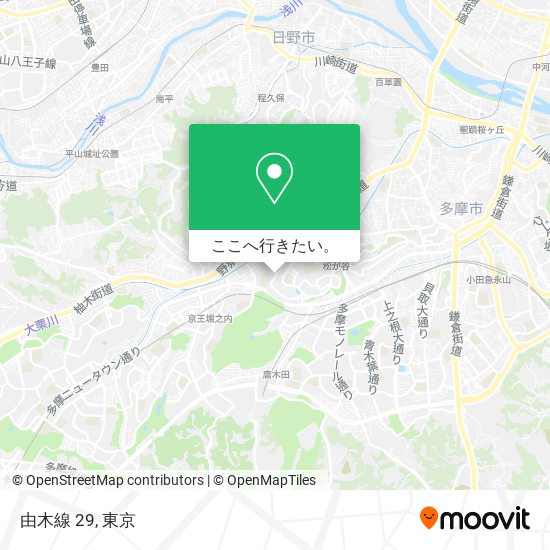 由木線 29地図