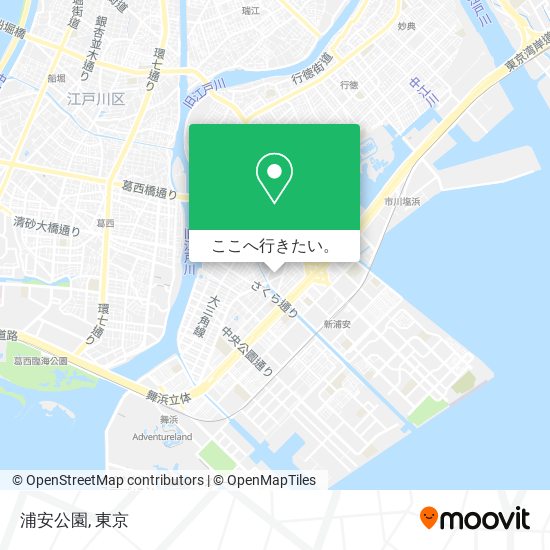 浦安公園地図