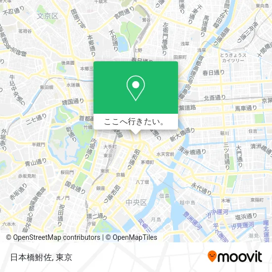 日本橋鮒佐地図