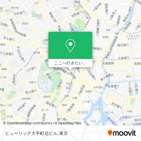 ヒューリック大手町北ビル地図