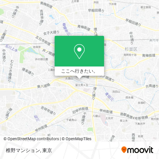 椎野マンション地図