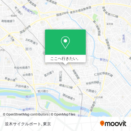 並木サイクルポート地図