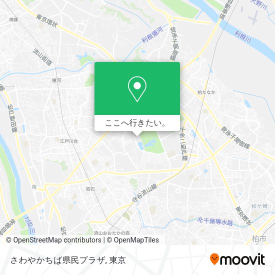 さわやかちば県民プラザ地図
