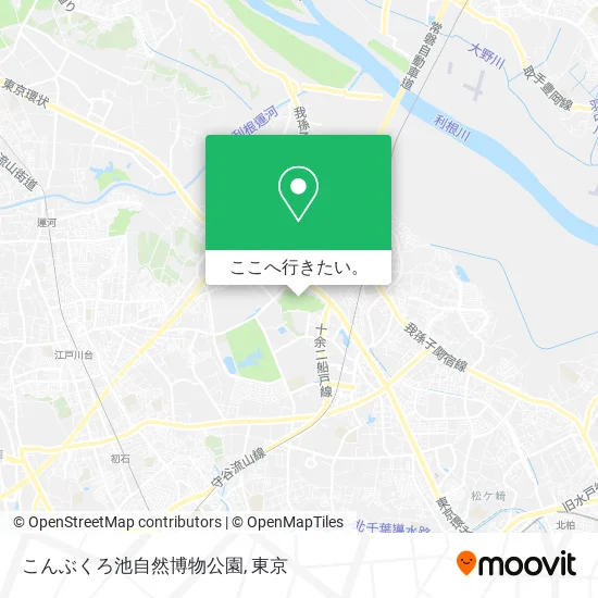こんぶくろ池自然博物公園地図
