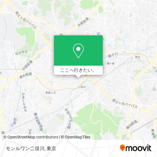 モンルワン二俣川地図