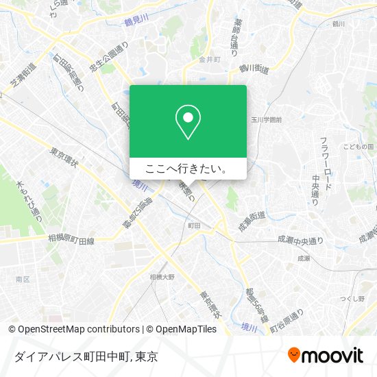 ダイアパレス町田中町地図