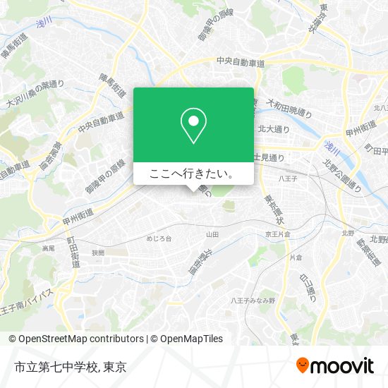 市立第七中学校地図