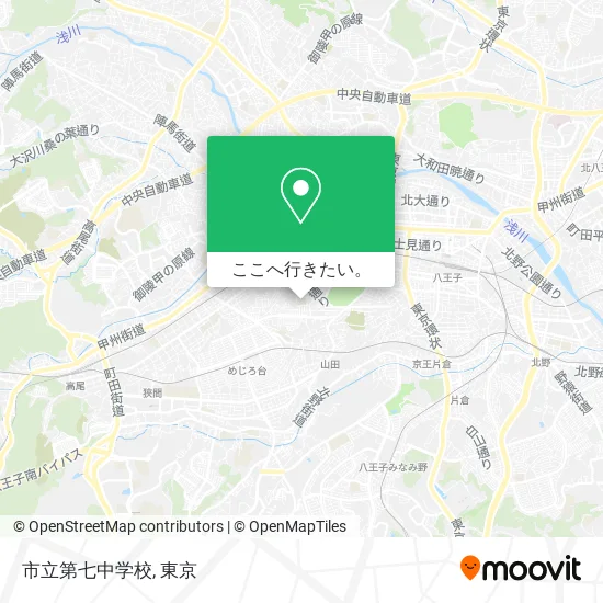 市立第七中学校地図