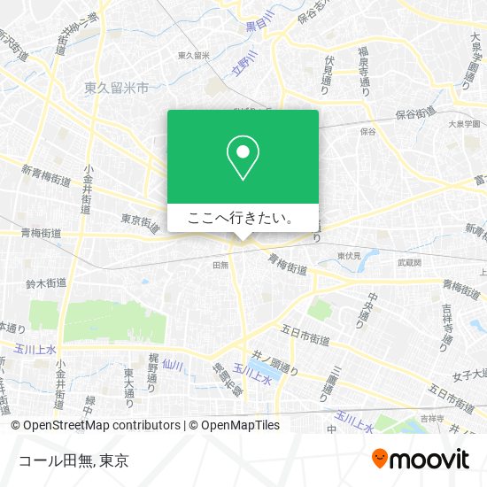 コール田無地図