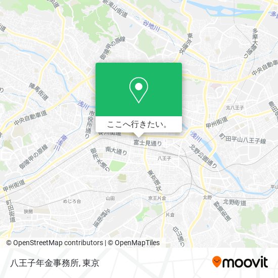 八王子年金事務所地図