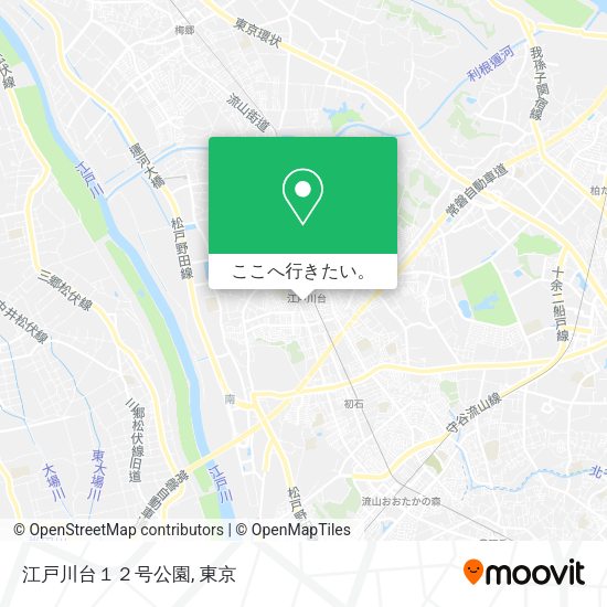 江戸川台１２号公園地図