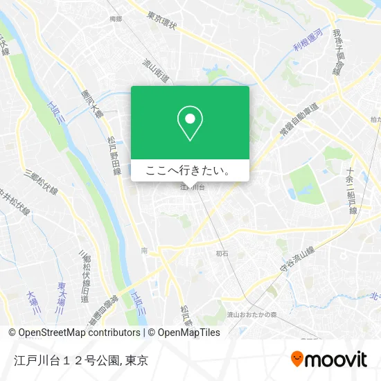 江戸川台１２号公園地図