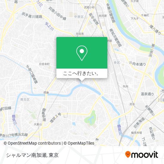 シャルマン南加瀬地図