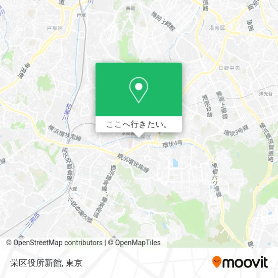 栄区役所新館地図