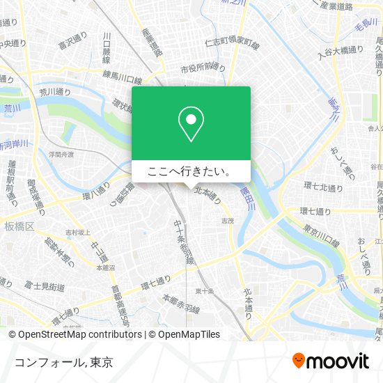 コンフォール地図